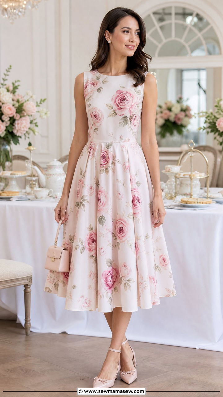 Tea length dress with ballet flats casual bridal shower - 25 casual bridal shower outfits