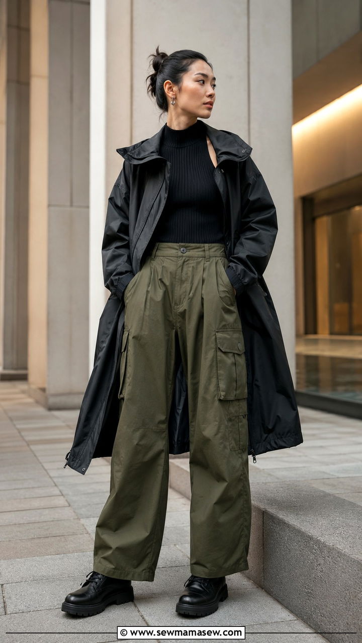 Technical trench coat outfit gorpcore - 30 Gorpcore outfit ideas