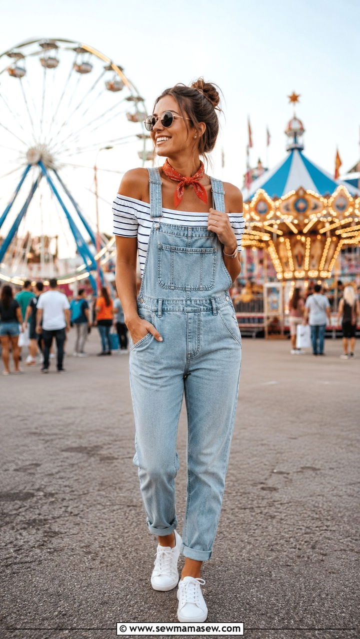 Texas State Fair Outfit Overalls - 30 Texas outfit ideas for women