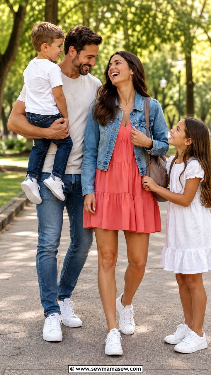 Tiered mini dress for spring family party - 30 Spring outfits for family reunion