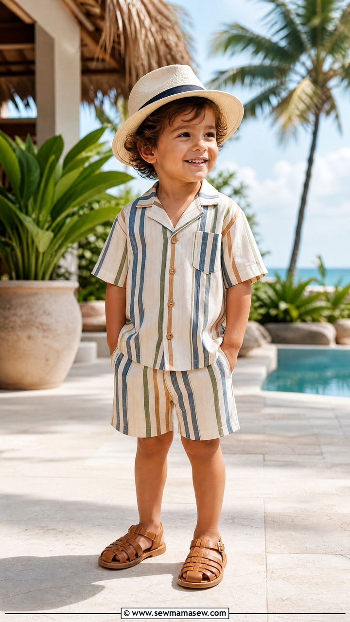 Toddler Boy Cabana Summer Set - 30 Summer outfits for toddlers
