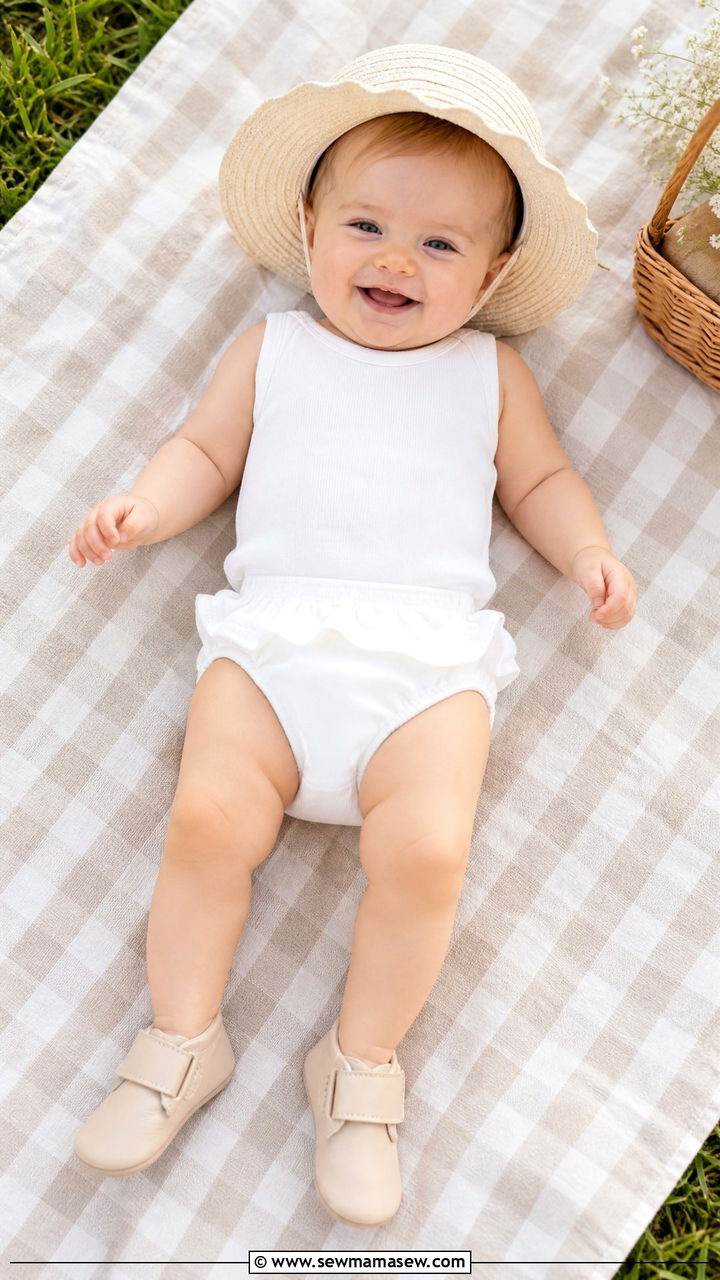 Toddler Cotton Bodysuit And Bloomers Outfit - 30 Summer outfits for toddlers