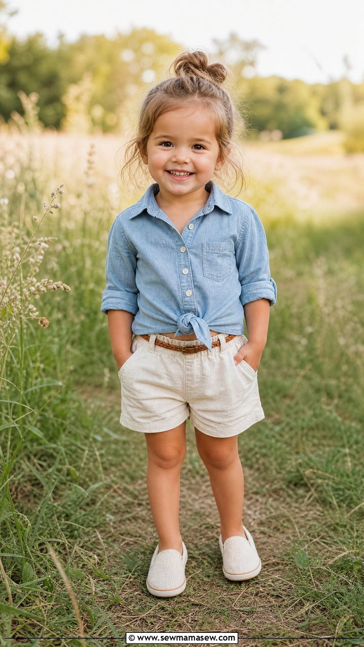 Toddler Girl Button Down Shirt Outfit - 30 Toddler girl outfit ideas
