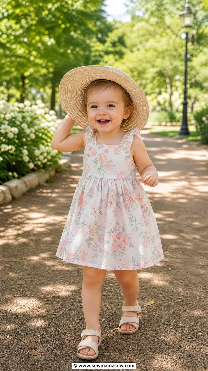 Toddler Girl Cotton Sundress Outfit - 30 Summer outfits for toddlers