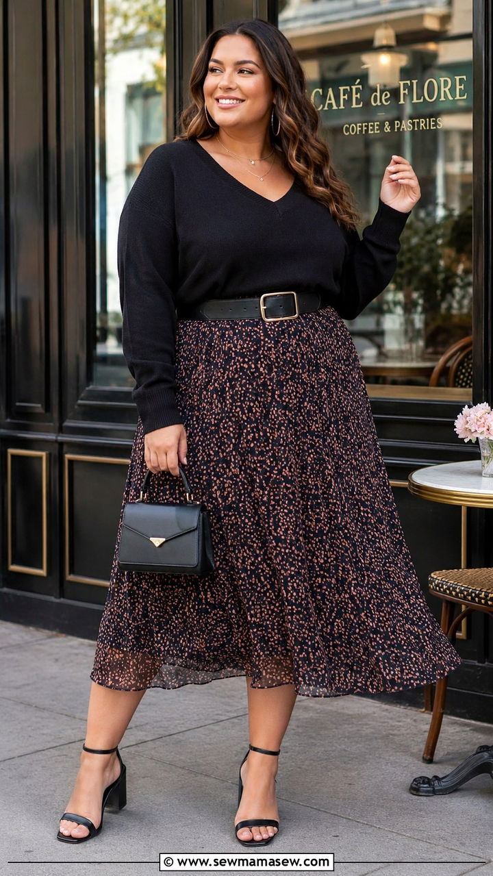 Torrid midi skirt outfit - 20 Plus size from Torrid