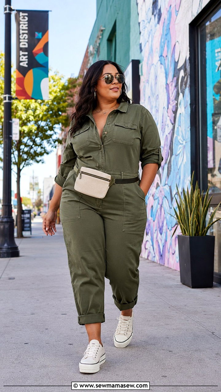 Torrid utility jumpsuit outfit - 20 Plus size from Torrid