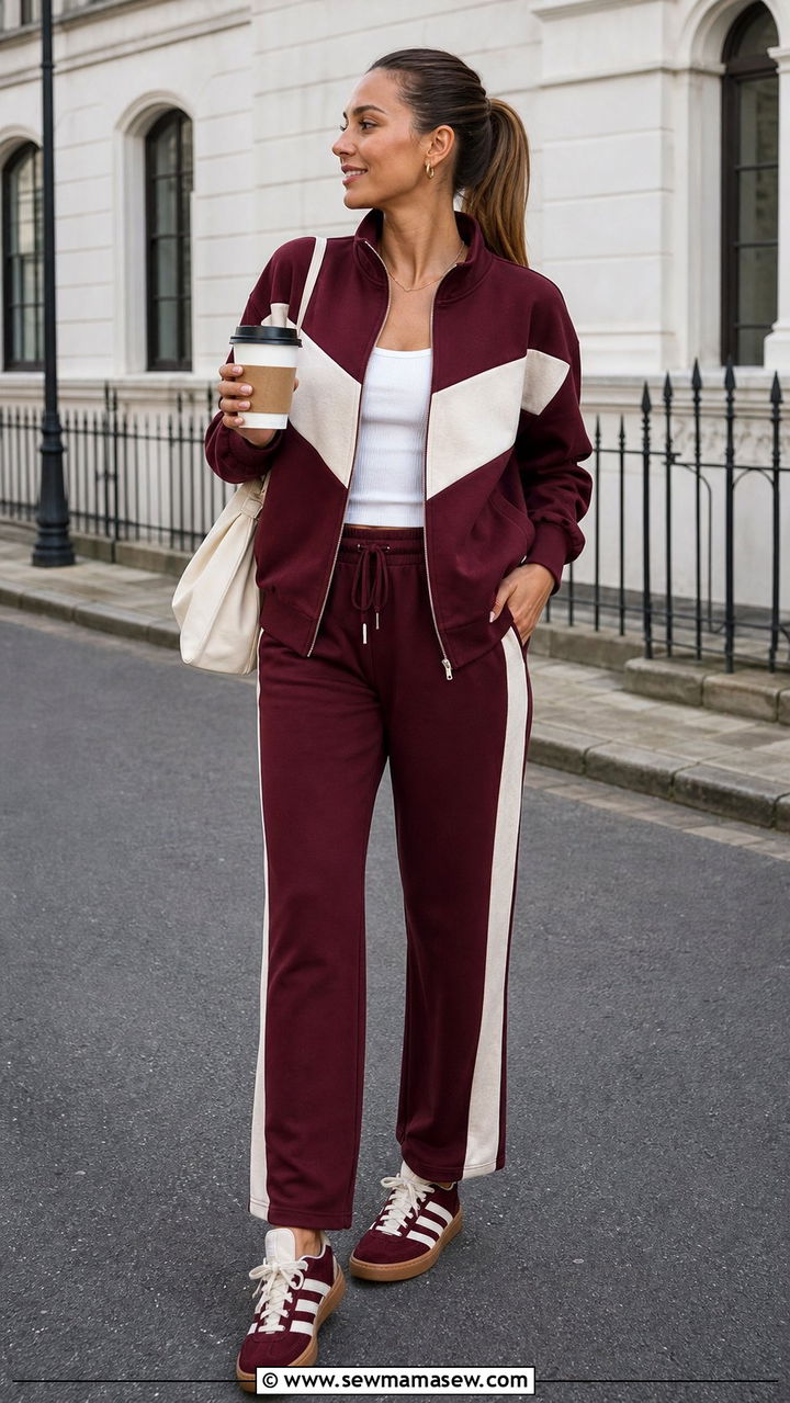 Track Jacket and Joggers Outfit - 25 errands outfits inspo