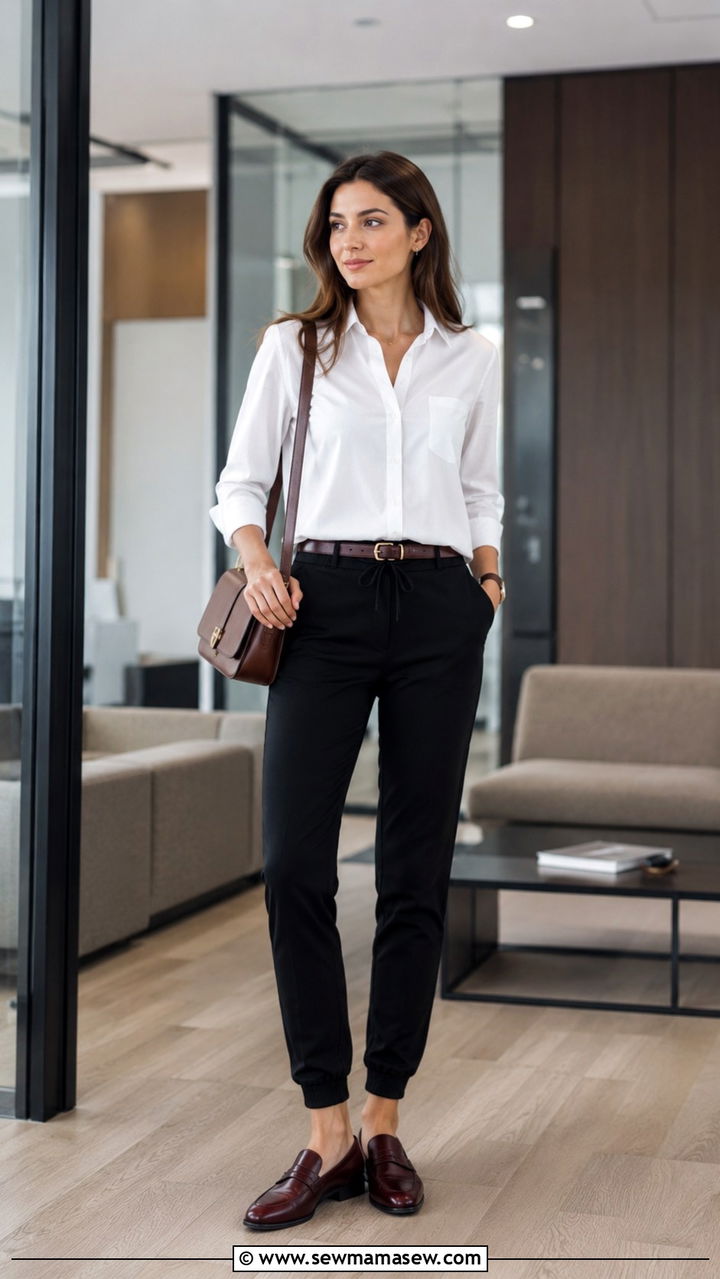 Track Pants with Loafers - 30 how to style track pants