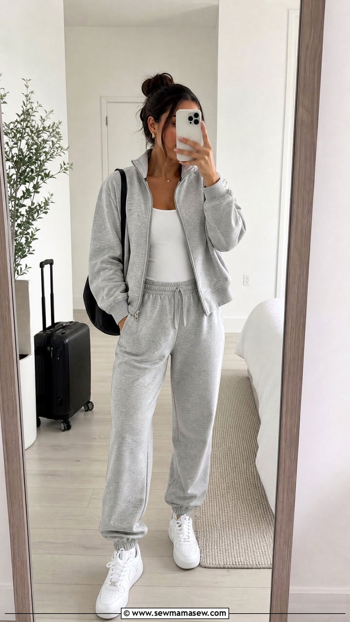 Tracksuit with Sneakers Casual Outfit 2026 - 25 casual outfits 2026