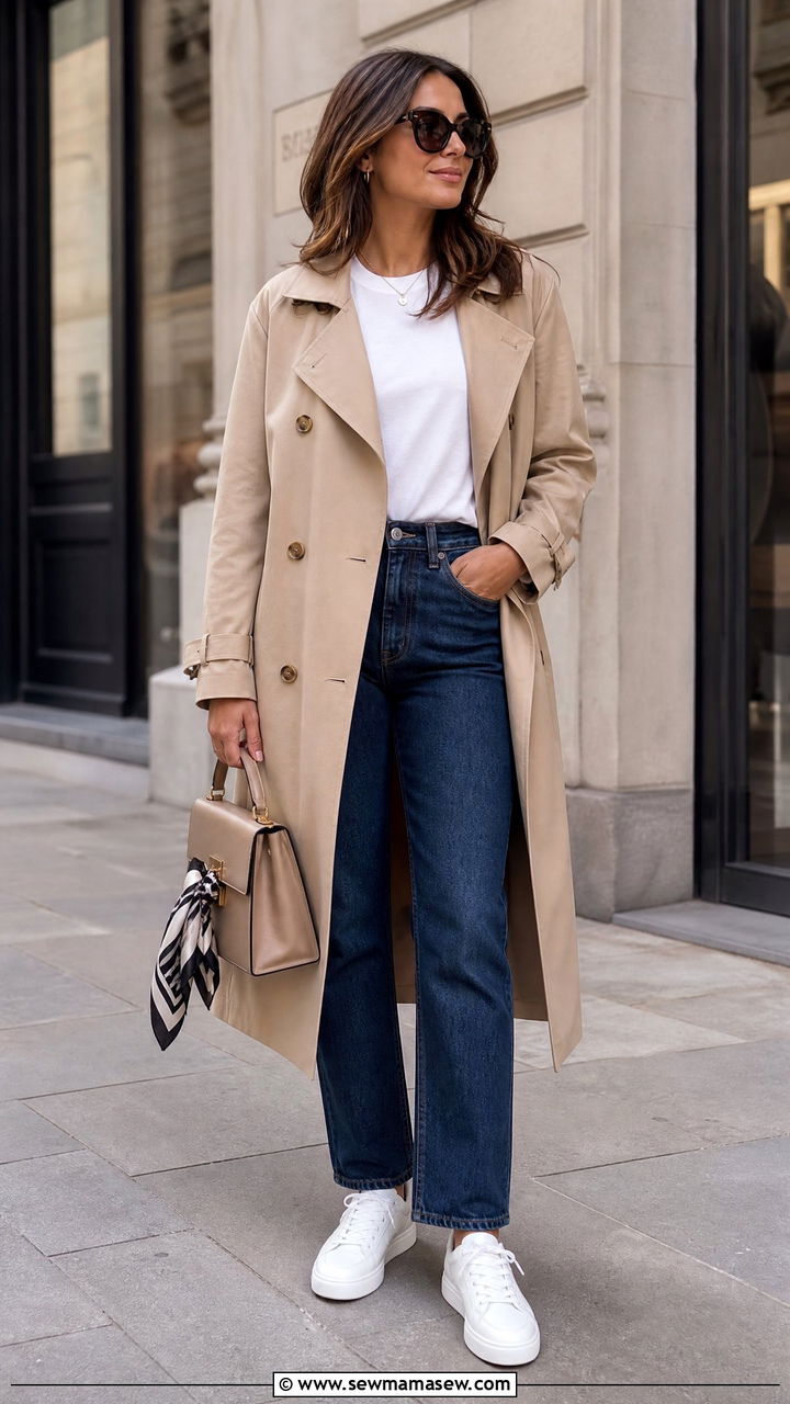 Trench Coat City Break Outfit - 25 City break outfit ideas