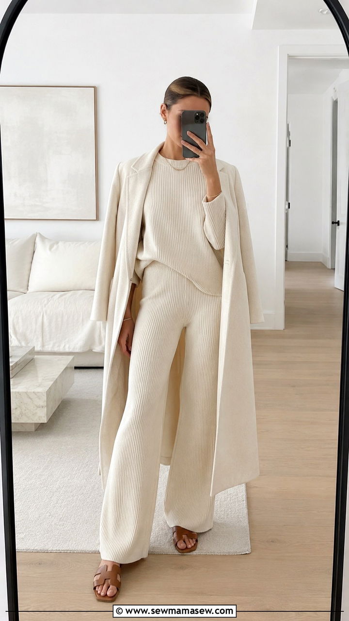 Trench Coat With Slip Dress And Knee High Boots - 25 Nepo baby outfit ideas 2026
