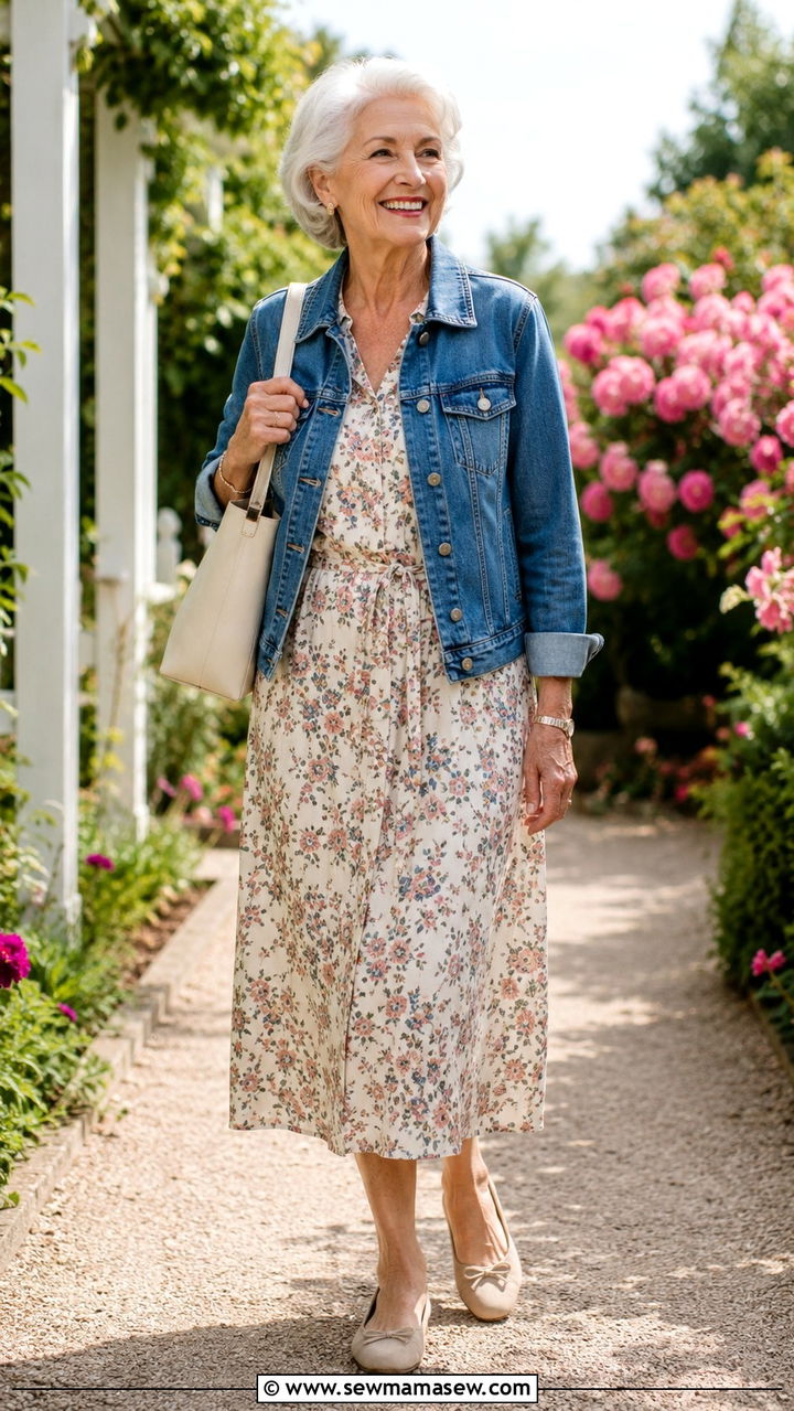 Trench Coat with Ankle Pants and Flats Outfit - 30 Spring outfits for women over 70