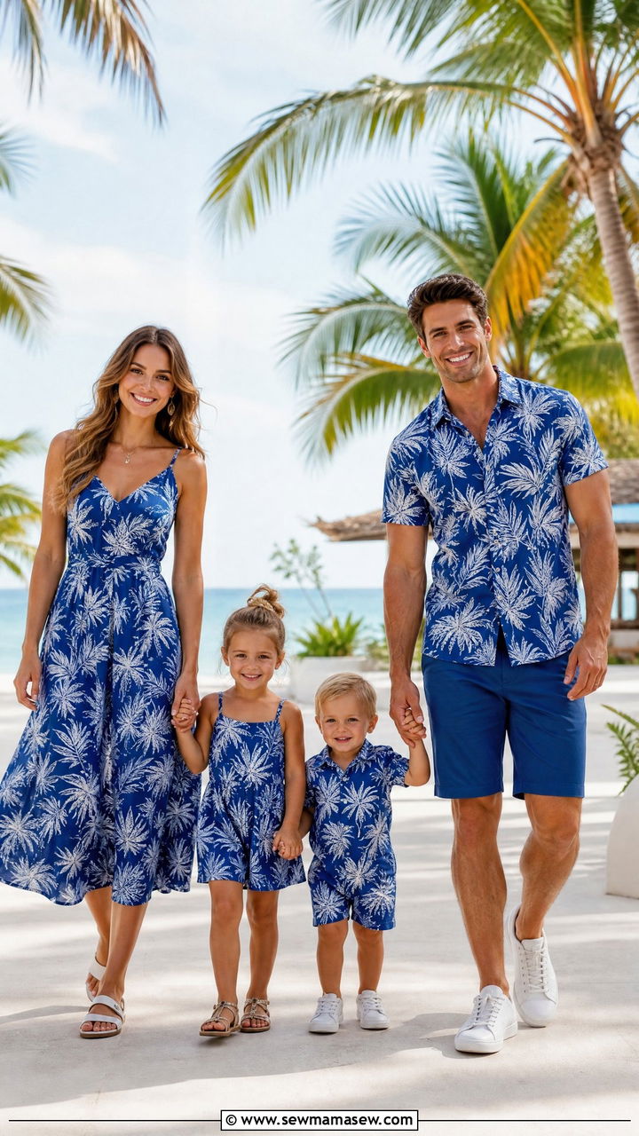 Tropical Print Family Outfit - 30 Matching spring family outfits