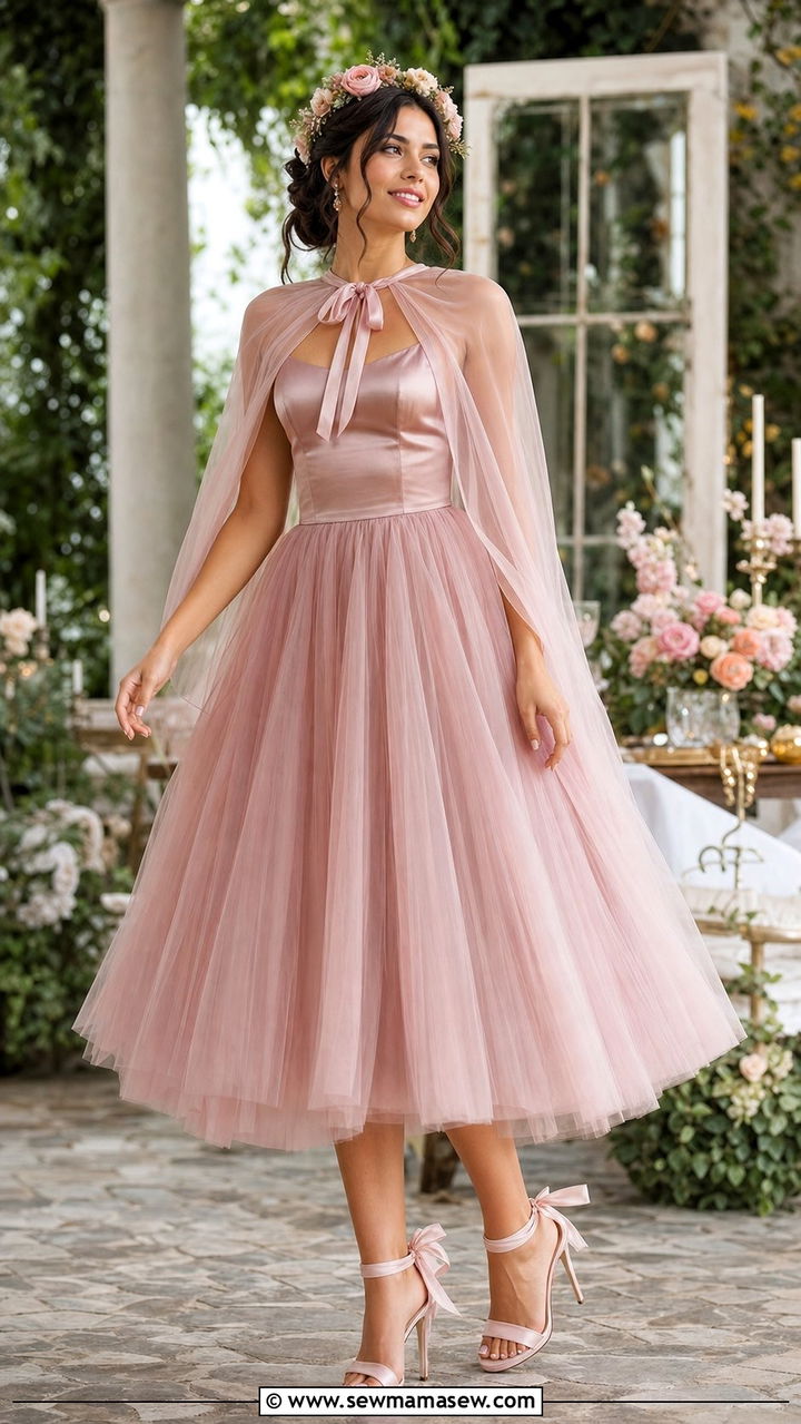Tulle Dress With Flower Crown Fairy Look - 25 spring fairycore outfits