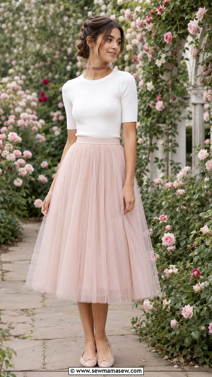 Tulle Midi Skirt And Blouse Wedding Guest - 25 Wedding guest outfit ideas for teen