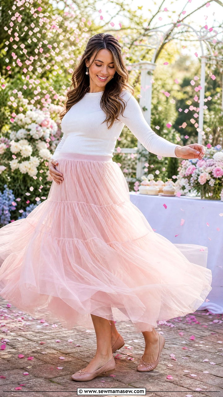 Tulle Skirt Gender Reveal Outfit - 30 Gender reveal photo outfit ideas