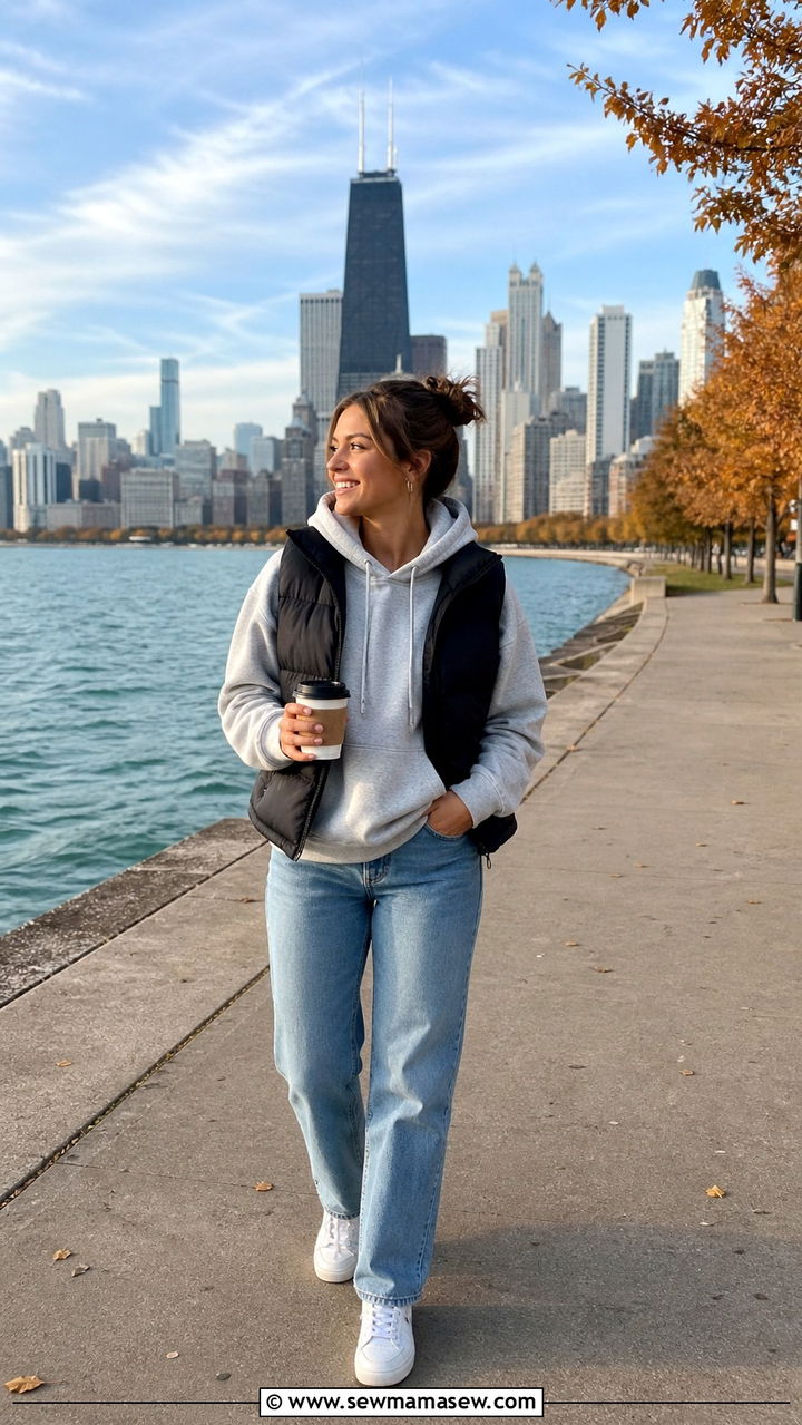 Tunic turtleneck with faux leather leggings and boots - 40 What to wear in Chicago