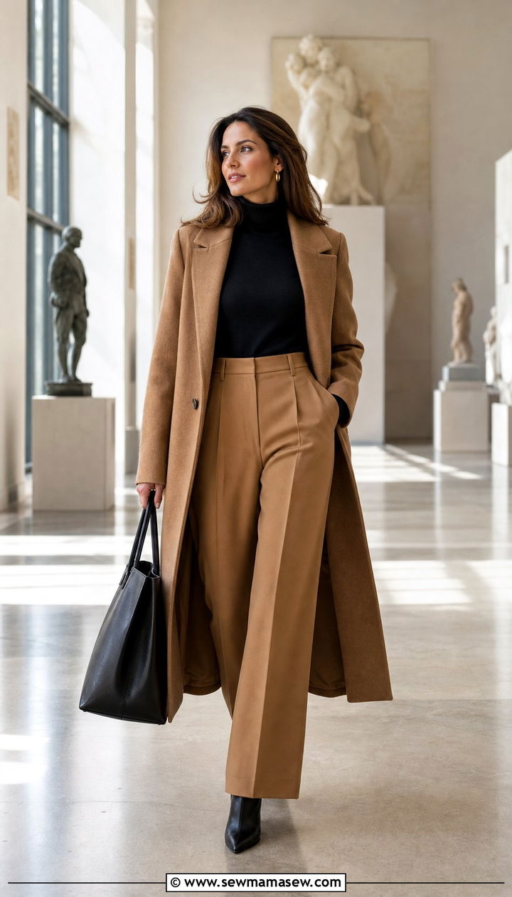 Turtleneck and tailored trousers outfit women over 30 - 25 Cute outfits for women in their 30s
