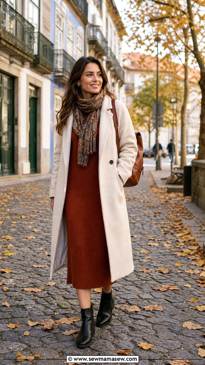 Turtleneck and wide leg trousers Porto - 40 What to wear in Porto