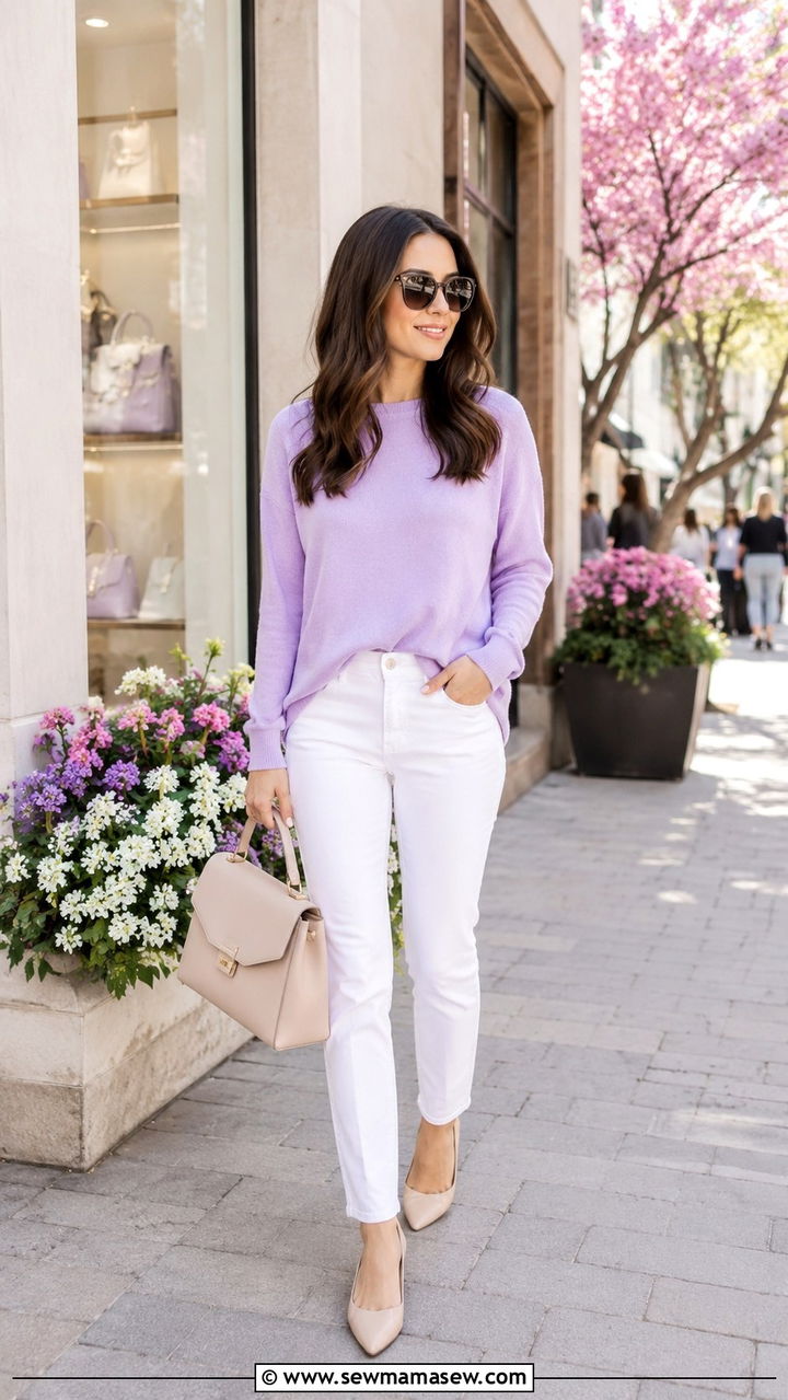 Tweed Blazer Over Slip Dress Outfit - 30 spring petite outfit ideas