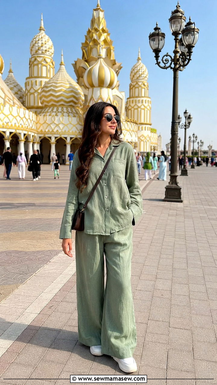 Two Piece Co Ord Set Dubai Day - 30 Dubai outfit ideas modest