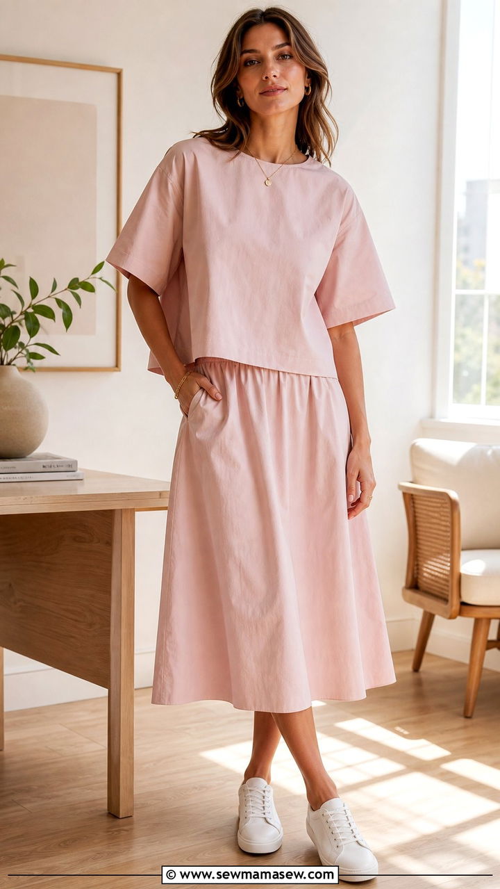 Two Piece Co Ord Set Summer Work From Home Outfit - 25 Summer outfit ideas for work from home
