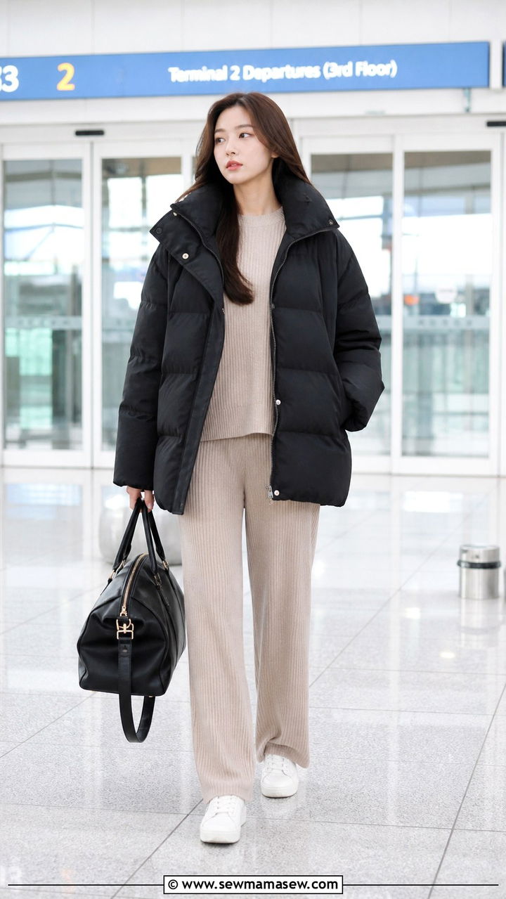 Two Piece Linen Vest and Wide Leg Trouser Set - 40 What to wear in Seoul