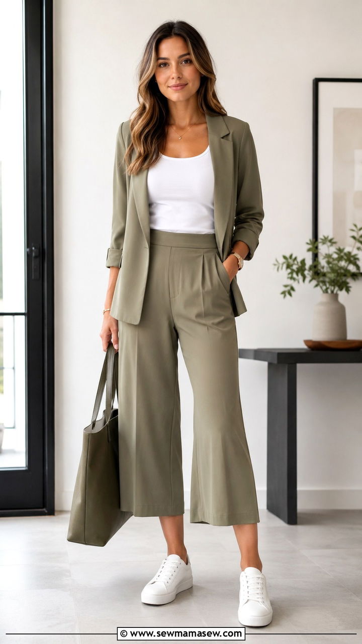 Two Piece Matching Co Ord Set - 30 spring outfits for office women