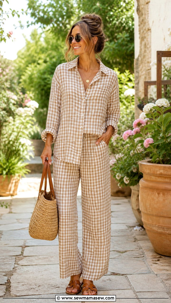 Two Piece Matching Set Mom Outfit - 40 Stylish outfits for moms