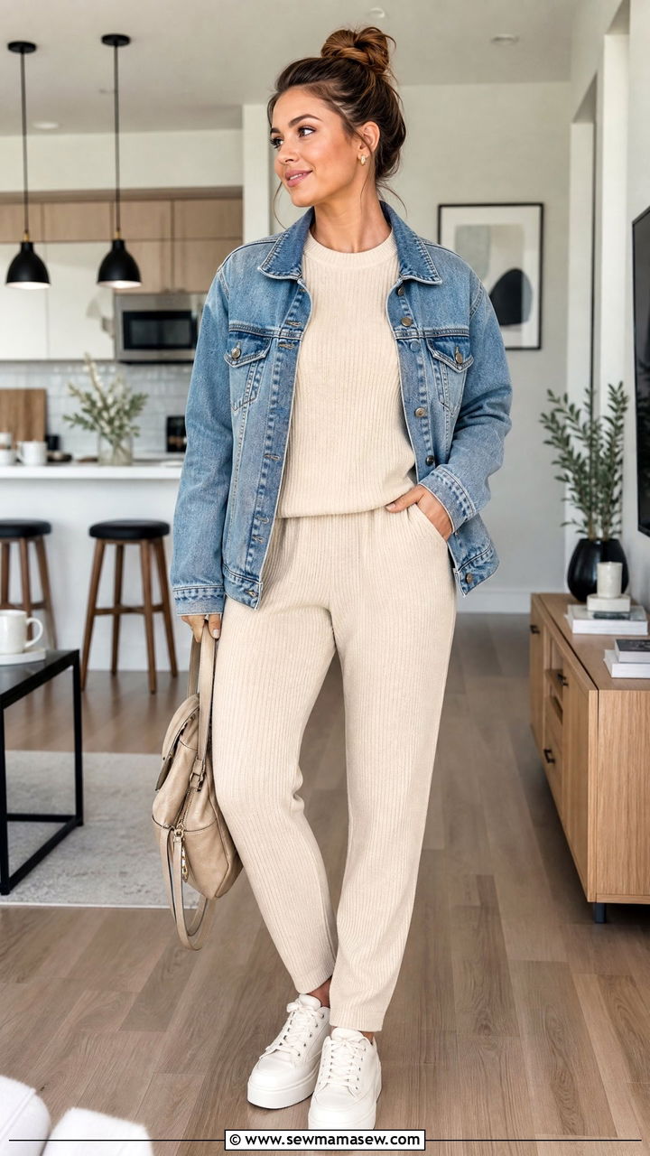 Two Piece Maternity Lounge Set Outfit - 20 Maternity outfit ideas first trimester bump
