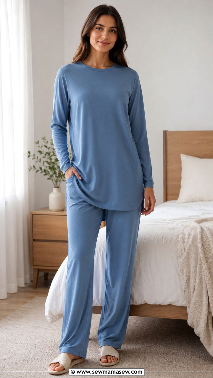 Two Piece Modest Lounge Set - 25 Modest loungewear outfit ideas