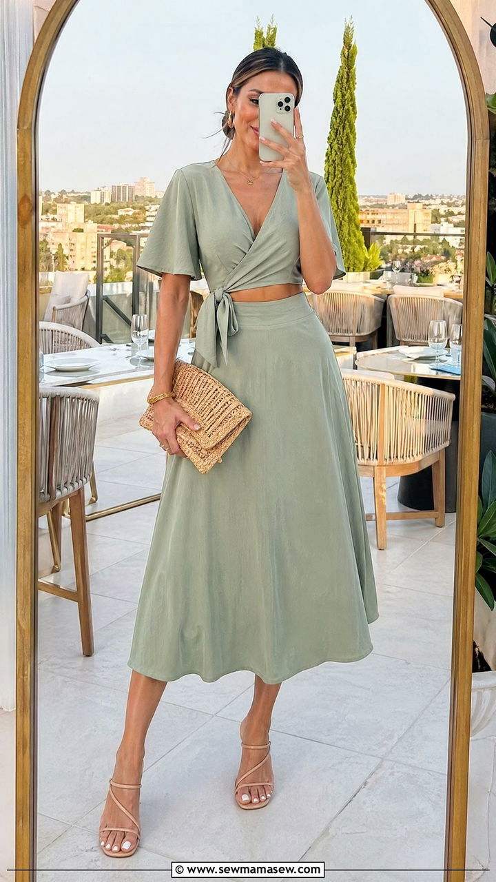 Two Piece Set Dinner Outfit - 35 dinner outfits ideas