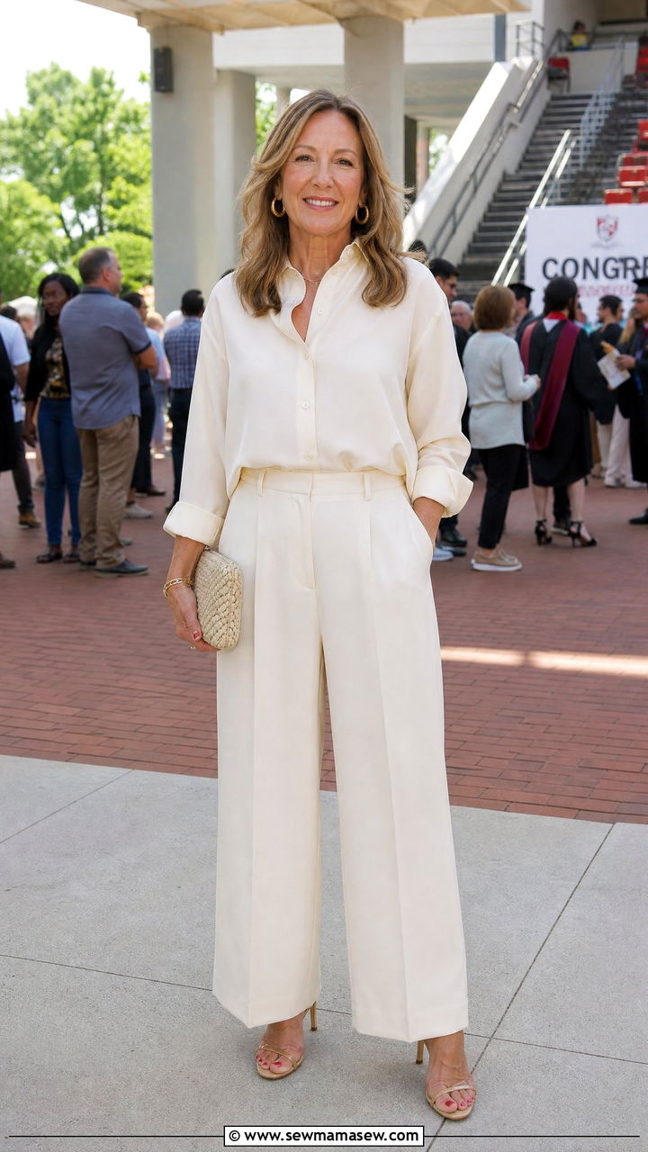 Two Piece Set For Graduation - 35 Graduation outfits for women over 40