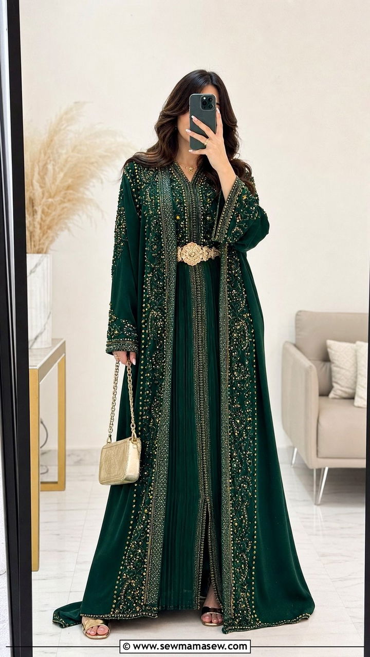 Two Piece Takchita Outfit For Eid - 25 Eid outfit ideas Moroccan