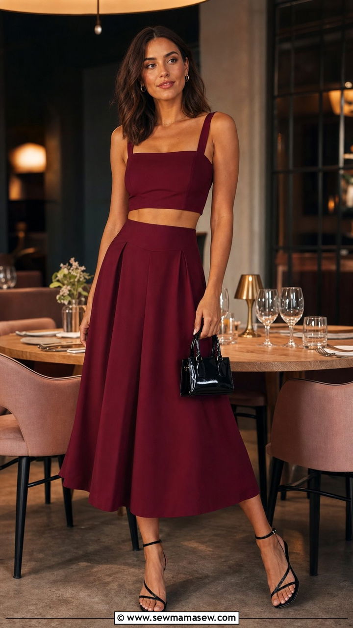 Two piece matching set dinner party outfit - 25 Dinner party outfit ideas 2026