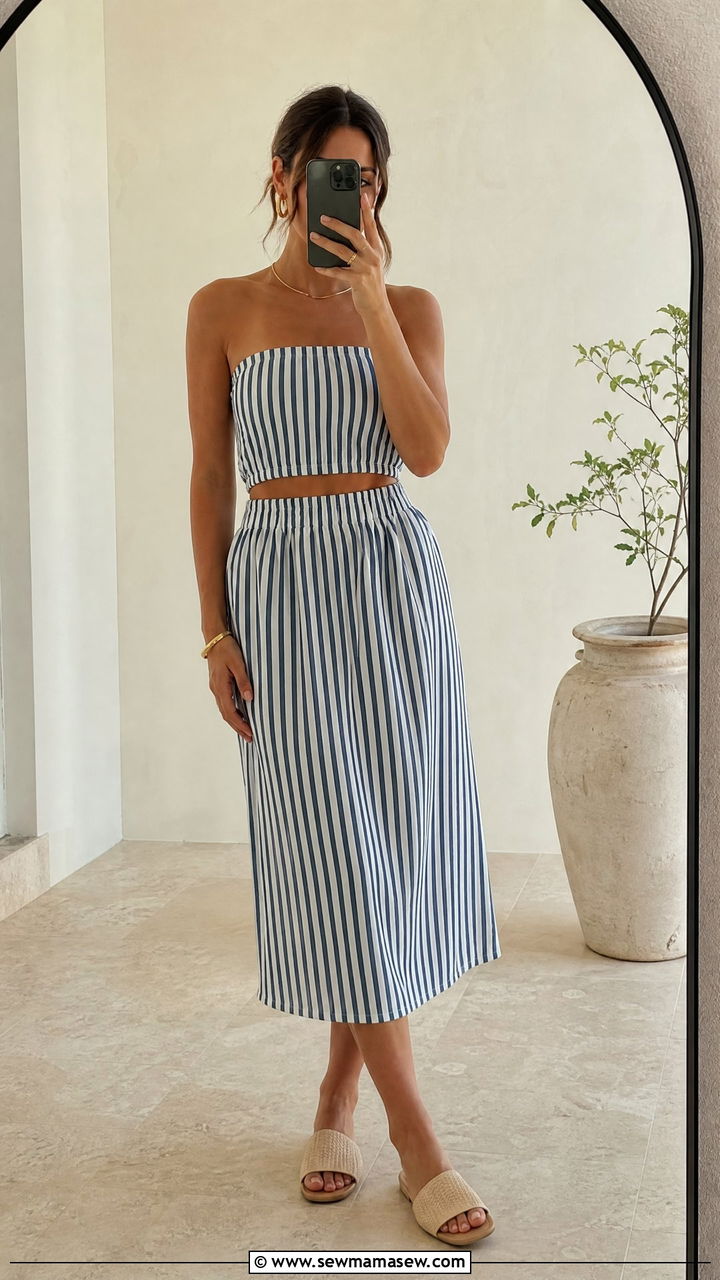 Two piece set and sandals Lucerne - 35 Lucerne outfit ideas