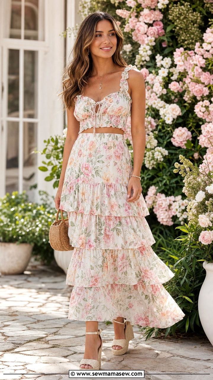 Two piece set fairycore outfit - 25 spring fairycore outfit ideas