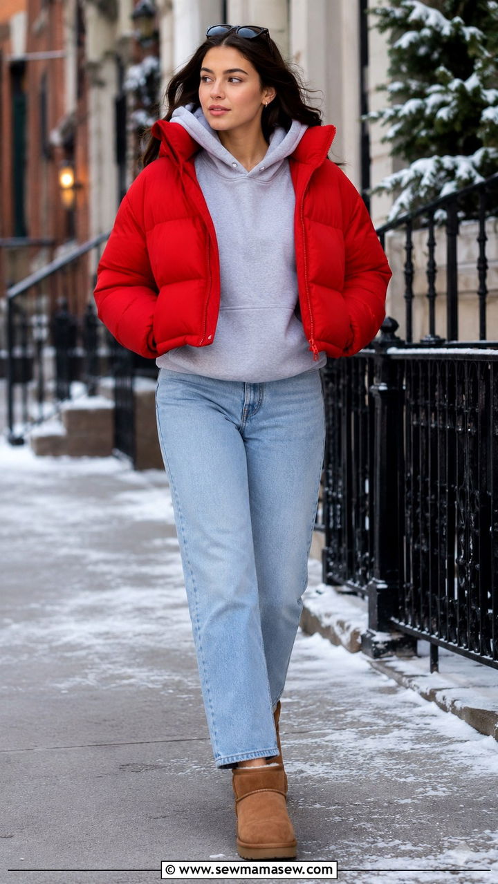 Uggs With A Puffer Jacket - 25 Uggs outfit ideas 2026