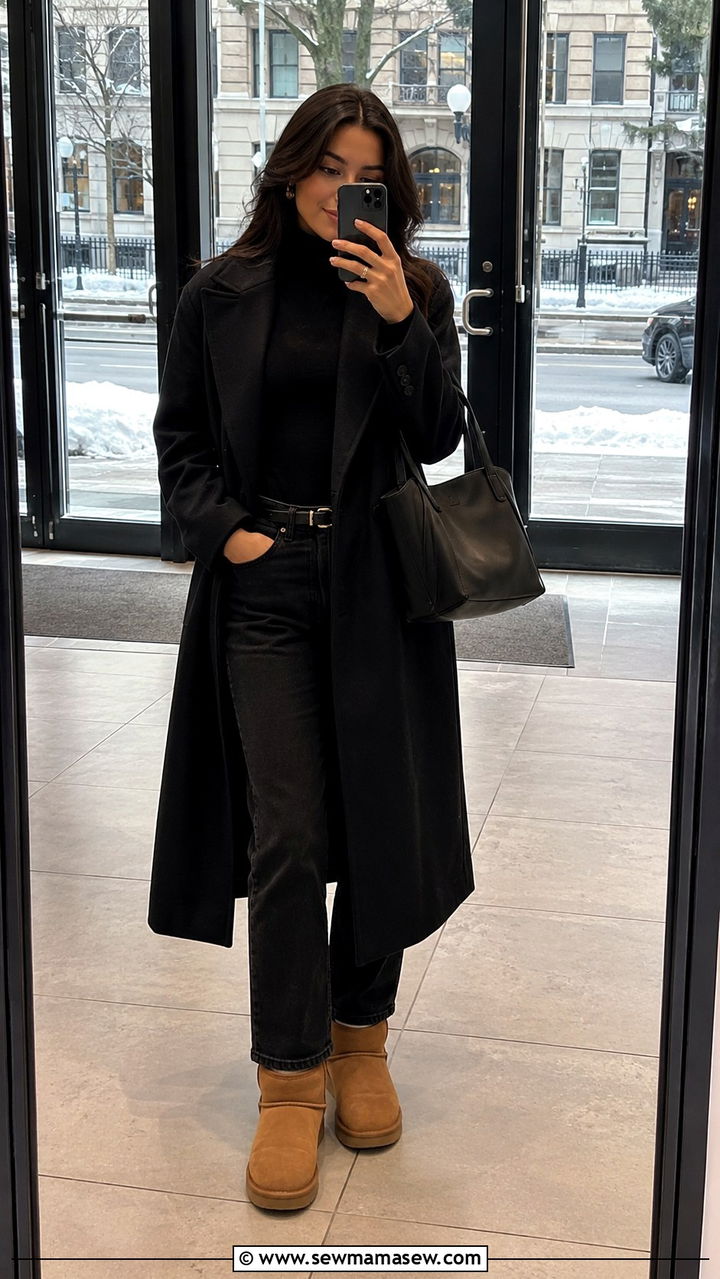 Uggs With An All Black Outfit - 25 Uggs outfit ideas 2026