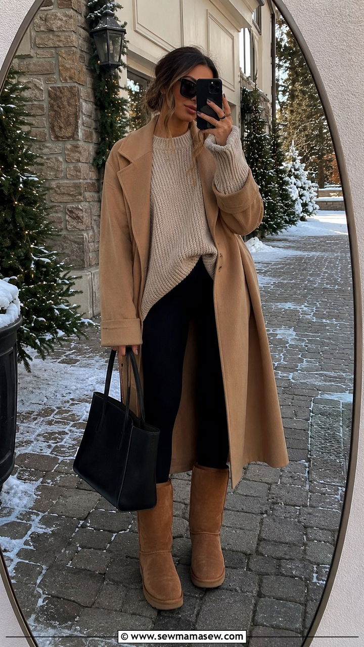 Uggs With Leggings And An Oversized Knit - 25 Uggs outfit ideas 2026
