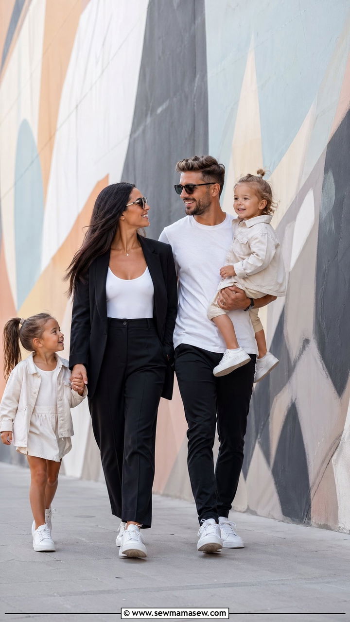 Urban Street Family Photo Outfits - 35 family photo outfits