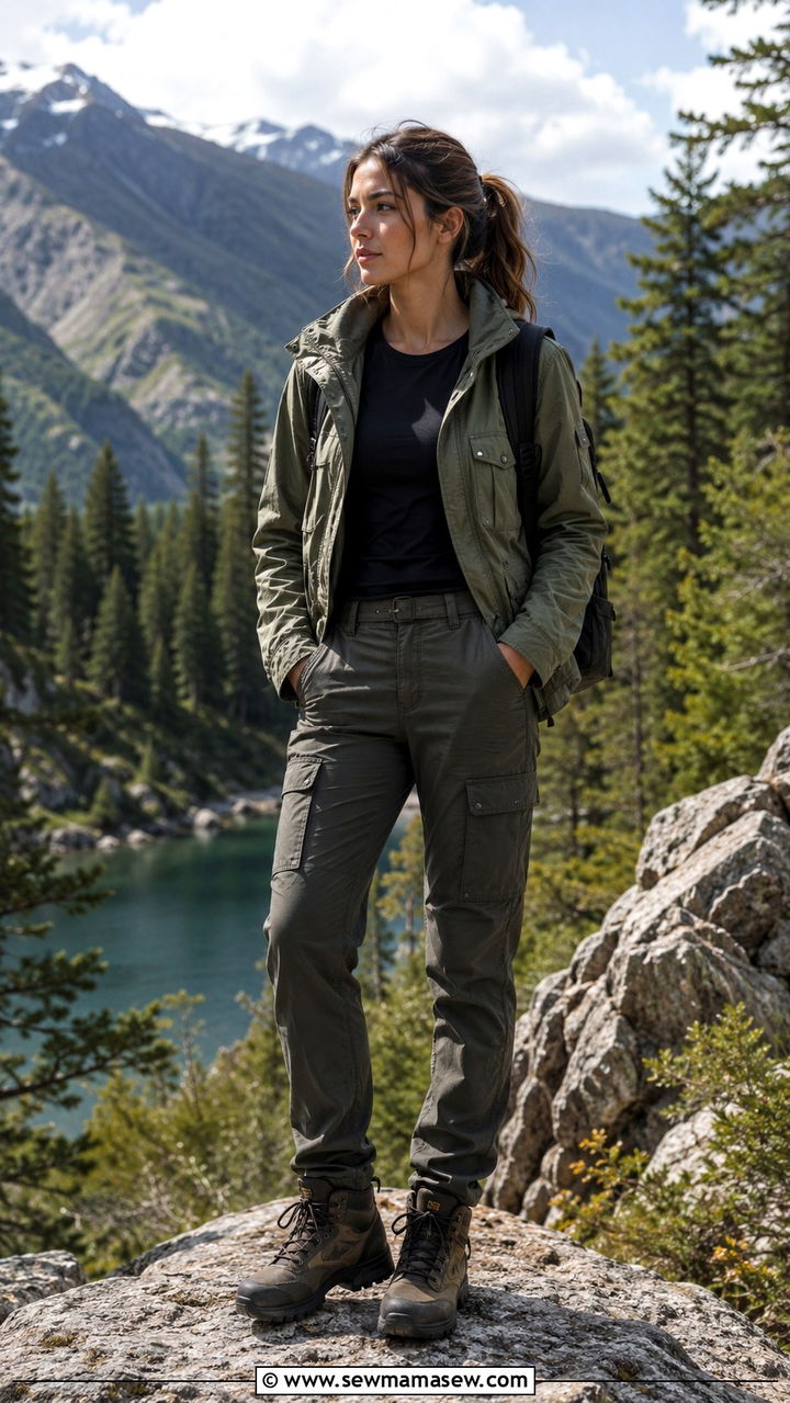Utility Jacket with Cargo Pants Outfit - 25 Videographer outfit ideas