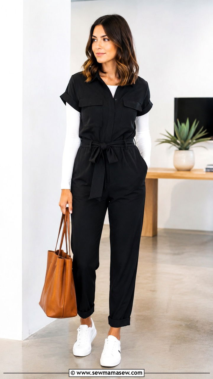 Utility Jumpsuit For Office Outfit - 30 Office outfits for Gen Z