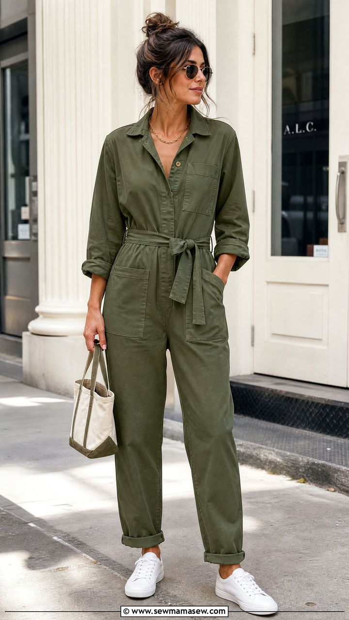 Utility Jumpsuit Outfit - 25 fashion inspo outfits aesthetic