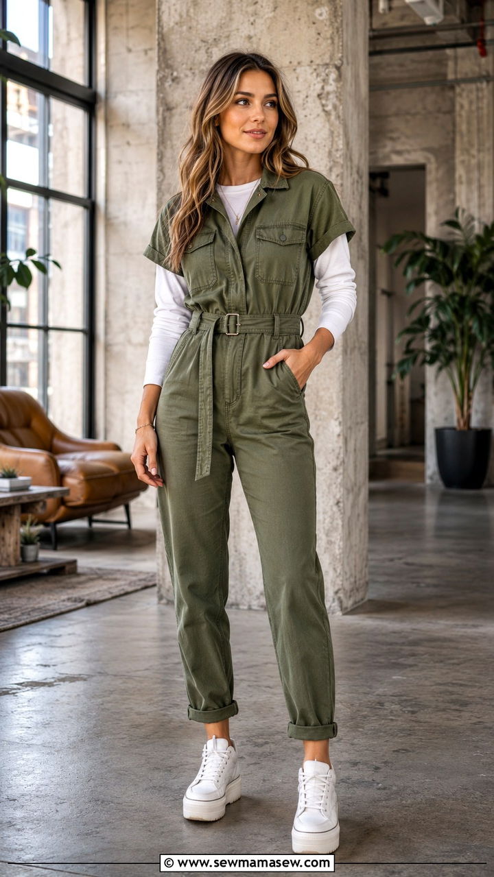 Utility Jumpsuit Outfit For Skinny Legs - 25 Outfit ideas for skinny legs