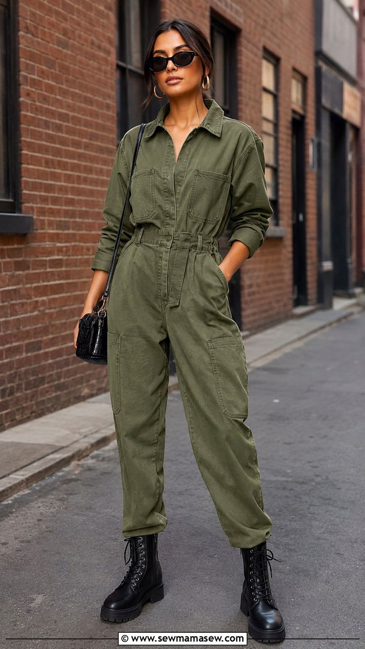 Utility Jumpsuit Outfit For Women - 30 Jumpsuit outfit ideas 2026