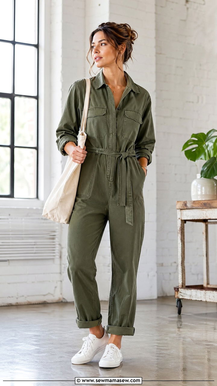 Utility Jumpsuit Outfit - 35 easy outfit ideas for women