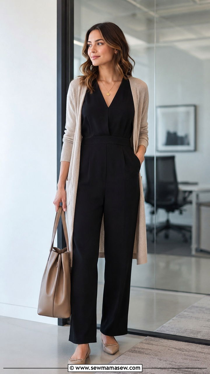 Utility Jumpsuit Work Outfit - 30 Jumpsuit outfit ideas for work