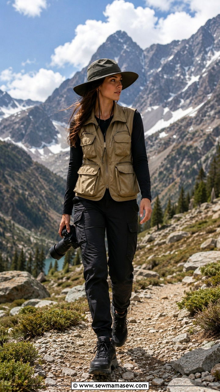 Utility Vest and Cargo Pants Photographer Outfit - 25 Photographer outfit ideas