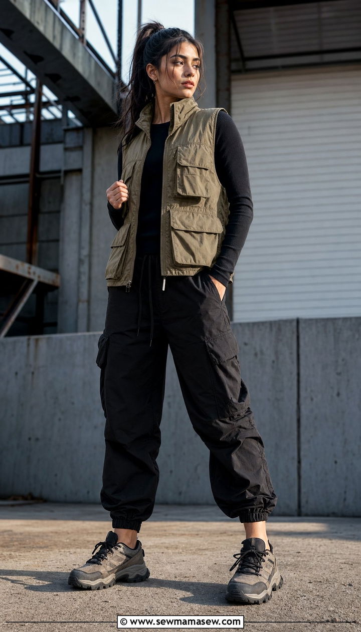 Utility vest streetwear outfit - 25 streetwear outfits aesthetic